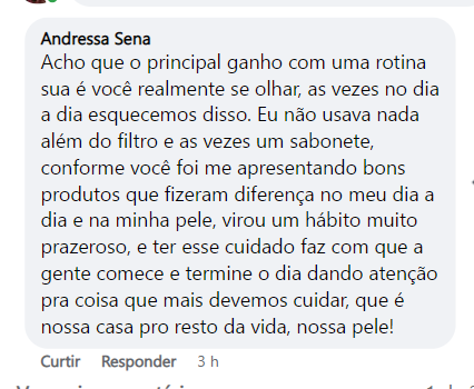 Depoimentos sobre o produto